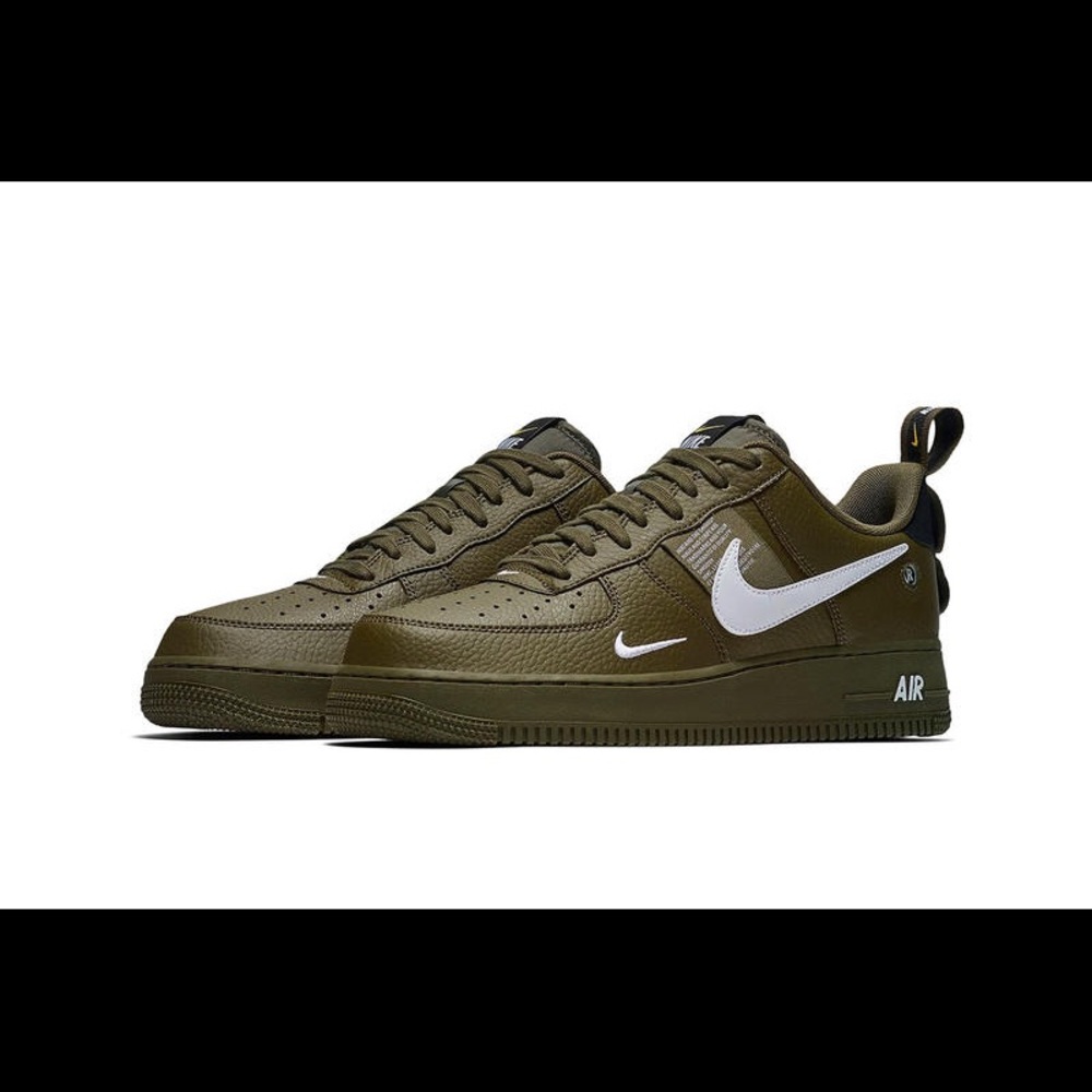 Olive green Air Force 1s